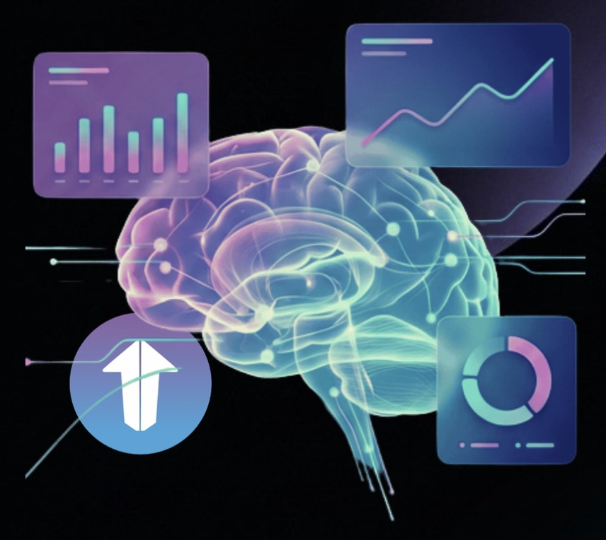 The AlphaBrain AI core radiating connections across the platform